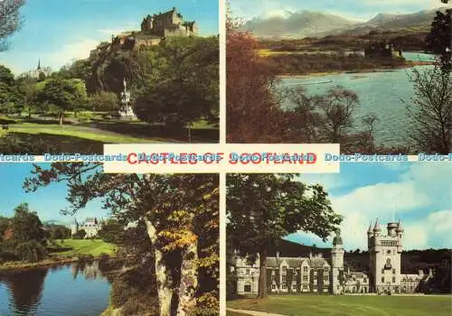 D158321 Castles of Scotland. Edinburgh Castle. Jarrold. Multi View