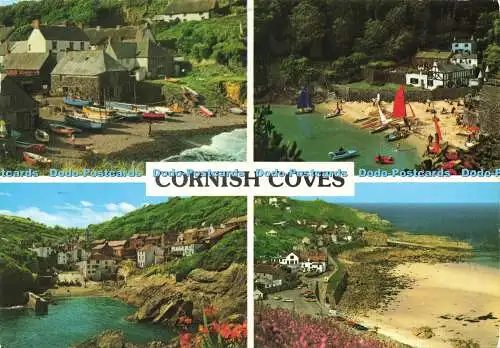 D157135 Cornish Coves. Cadgwith. John Hinde. 1989. Multi View