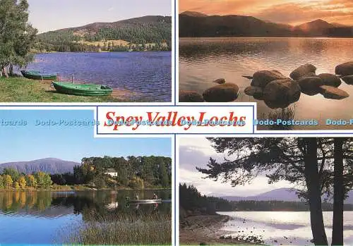 D157143 Spey Valley Lochs. Loch Insh. Whiteholme. Multi View