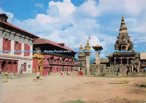 D159713 Bhaktapur Durbar Square. Höflichkeit. S.D. Hose. Cottages Industries und H