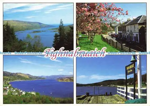 D157164 Tighnabruaich. Das Dorf. J. B.W. Schottland. Duncan White. Multi View