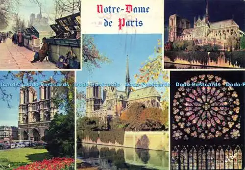 D159734 Notre Dame de Paris. La Rosace Sud. Yvon. S.P.A.D.E.M. 1976. Multi