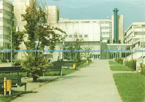 D157169 Universität Bielefeld. Ostseite mit Auditorium Maximum. Hans Gieselmann.