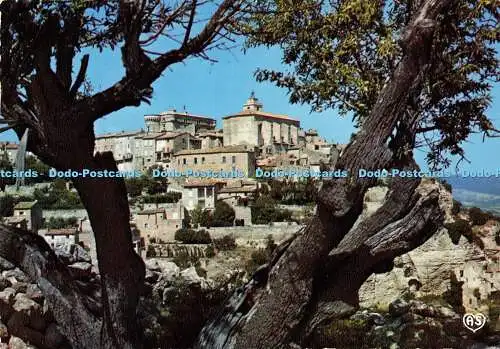 D158380 Vallee du Luberon. Gordes. Vue Generale. Etikett. Wie De Coeur. Pierre Juni