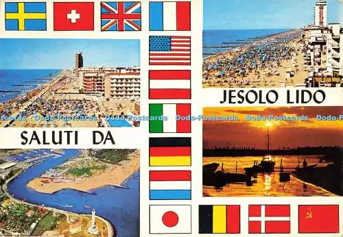 D159764 Saluti da Jesolo Lido. Mag. ni Favalli. G.M. Multi View