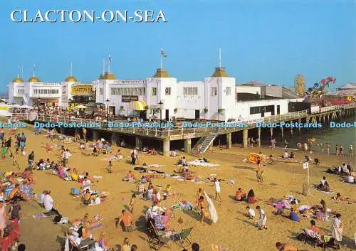 D157224 Clacton on Sea. Der Pier-Ansatz. J. Lachs