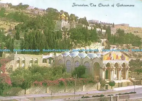 D159821 Jerusalem. Die Kirche von Gethsemane. Sternenkarten