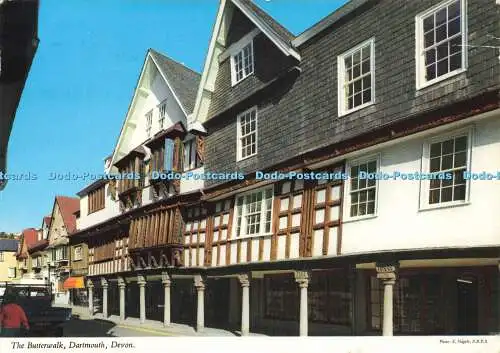 D158481 Devon. The Butterwalk. Dartmouth. John Hinde. E. Nagele. 1976
