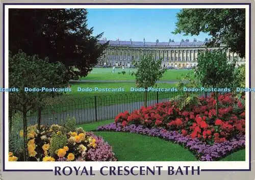 D158540 Royal Crescent Bath. Unichrome