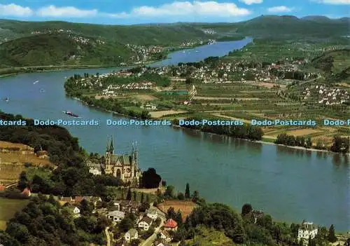 D159949 Siebengebirge am Rhein. Mit Apollinariskirche. Hersteller und Verlag Sch