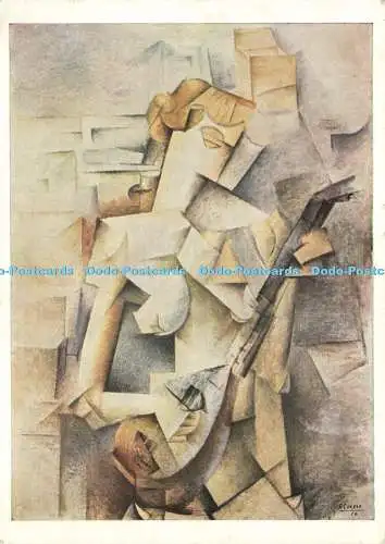 D161259 New York. Privatsammlung. Mädchen mit Mandoline. Pablo Picasso. Die P