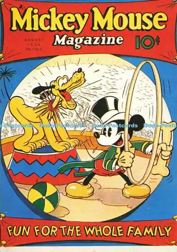 D161262 Mickey Mouse Magazin. Spaß für die ganze Familie. F. Nugeron. Walt Disney