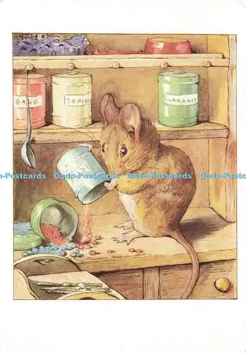 D161297 Original-Illustration von Beatrix Potter für die Geschichte von zwei bösen Mäusen. Fr