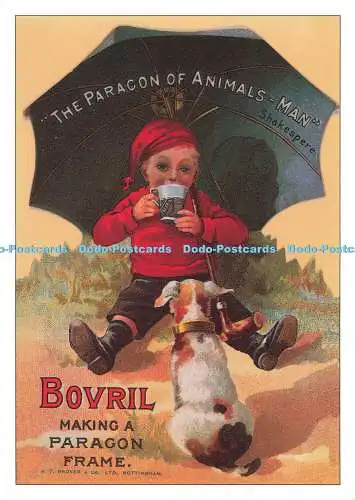 D161314 Bovril. Herstellung eines Paragon-Rahmens. Aus einem Original in der Robert Opie Coll