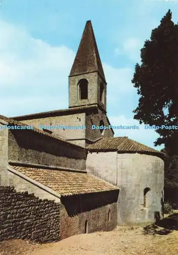 D161322 Abbaye Du Thoronet. Var. Le Chevet. Gaud. 1990