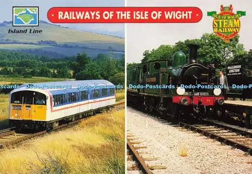 D157466 Eisenbahnen der Isle of Wight. Klasse 483. Einheit auf dem Weg vom Handel nach