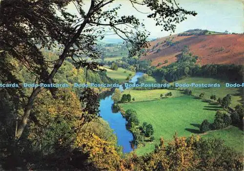 D158665 Symond Yat. River Wye von Yat Rocks. Harvey Barton. 1970