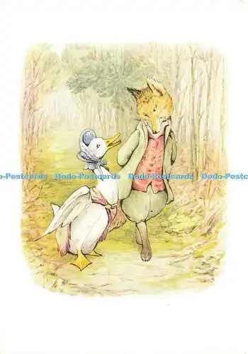 D161329 Original Illustration von Beatrix Potter für die Geschichte von Jemima Puddle Du