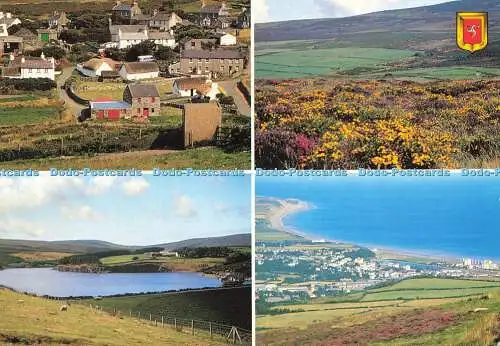 D158717 Die wunderbare Isle of Man. Welldon Karten. 1996. Multi View