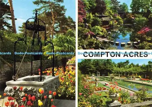 D160088 Compton Acres. Poole. John Hinde. Multi View