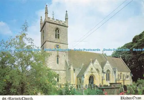 D160089 Bladon Oxon. Kirche St. Martin. Fotopräzision. Colourmaster Internatio