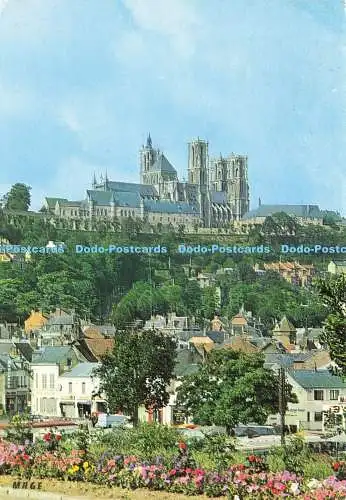 D161401 Laon. Aisne. La Cathedrale Notre Dame. Magier. S.P.A.D.E.M. 1995