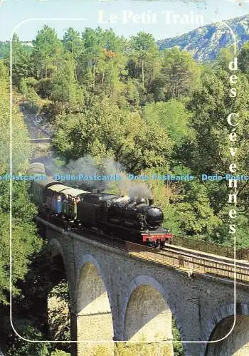 D161407 Le Petit Train des Cevennes. Train a Vapeur Touristique Reliant Anduza a