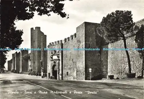 D158759 Türme und mittelalterliche Mauern von Verita Gate. Fotocelere. RP