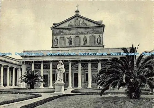 D158783 Roma. Die Basilika St. Paul. Enrico Verdesi. E.V.R