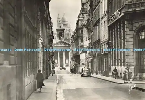 D163615 Paris. En Flanant. Rue Raffite Eglise Notre Dame. Yvon