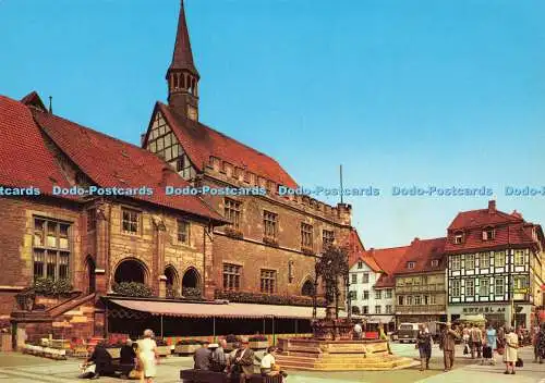 D158803 Göttingen. Marktplatz mit Rathaus. Andres