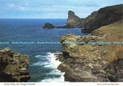 D160196 Cornwall. Rocky Valley in der Nähe von Tintagel. John Hinde. D. Edel