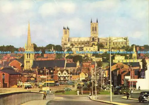 D160203 Lincoln Cathedral von der Pelham Bridge. Aufzeichnung und allgemeine Fotos. Ja