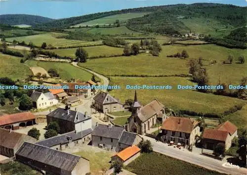 D158838 Chissey en Morvan. Vue Aerienne Sur le Bourg. Cim. Spadem. 1983