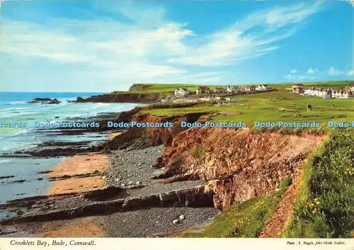 D163658 Cornwall. Crooklets Bay. Bude. John Hinde. E. Nagele. 1977