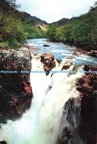 D161522 Inverness Shire. Lower Falls. Glen Nevis in der Nähe von Fort William. J. Arthur Di