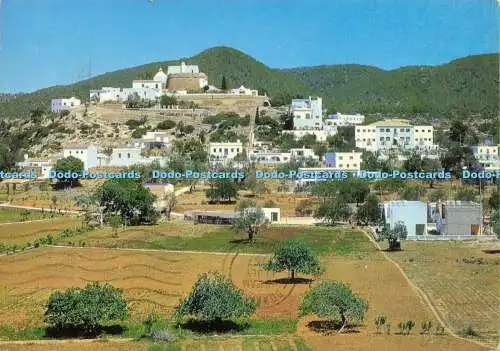 D163681 Ibiza. Sta. Eulalia del Rio. Vista General del Puig de Missa. Fotocolor