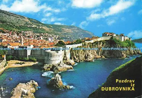 D163686 Pozdraviz Dubrovnik. Vjesnik. 1990