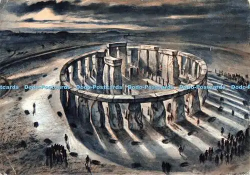 D158993 Wiltshire. Stonehenge. Ministerium für öffentliches Bauen und Arbeiten. Krone. Ala