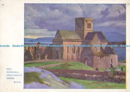 D159004 Kathedrale von Iona und Kapelle St. Oran. W.M.G