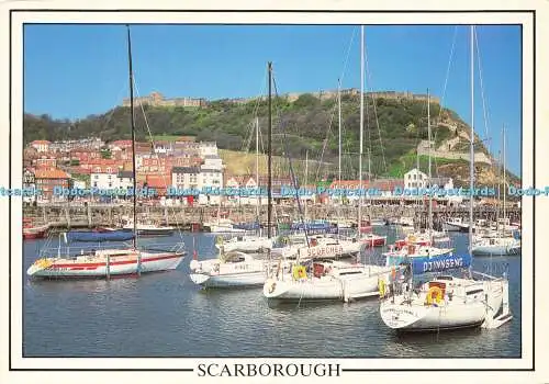 D160422 Scarborough. Marina und Castle Hill. E. T. W. Dennis. Russell