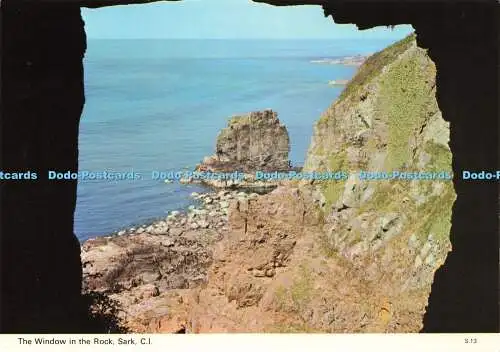 D159108 C.I. Das Fenster im Felsen. Sark. Guernsey Press. E. T. W. Dennis. Gru