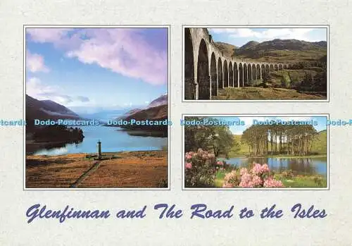 D159110 Glenfinnan und die Straße zu den Inseln. Loch Eilt. Whiteholme. Multi View