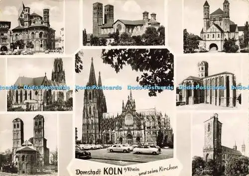 D161770 Domstadt Köln a. Rhein. Und Seine Kirchen. Hl. Agnes. Gerhard Ludwig. Mu