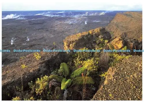 D165083 Nationalpark. Hawaii Vulkane. Gipfelszene. Kilauea Caldera. Schlag.