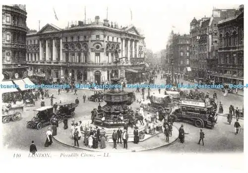 D163933 London. Piccadilly Circus. LL. 110. Mayfair Karten aus London. Vintage Pos