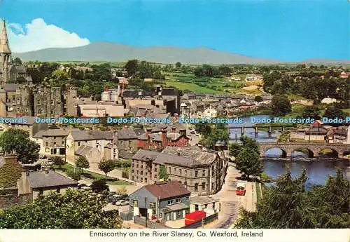 D159145 Irland. Kennzeichnungsvoll am Fluss Slaney. Co. Wexford. Cardall