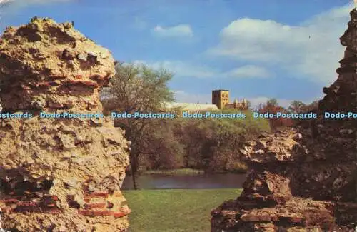 D161805 Römische Mauer und Abtei St. Albans. Colour Master von Photo Precision