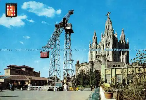 D163955 Barcelona. Tibidabo. Temple Nation Expiatory. Fisa. Nr. 209. Soberanas