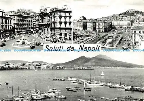 D165124 Saluti Da Napoli. Casa del Giornale. C. d. G. N. Multi View